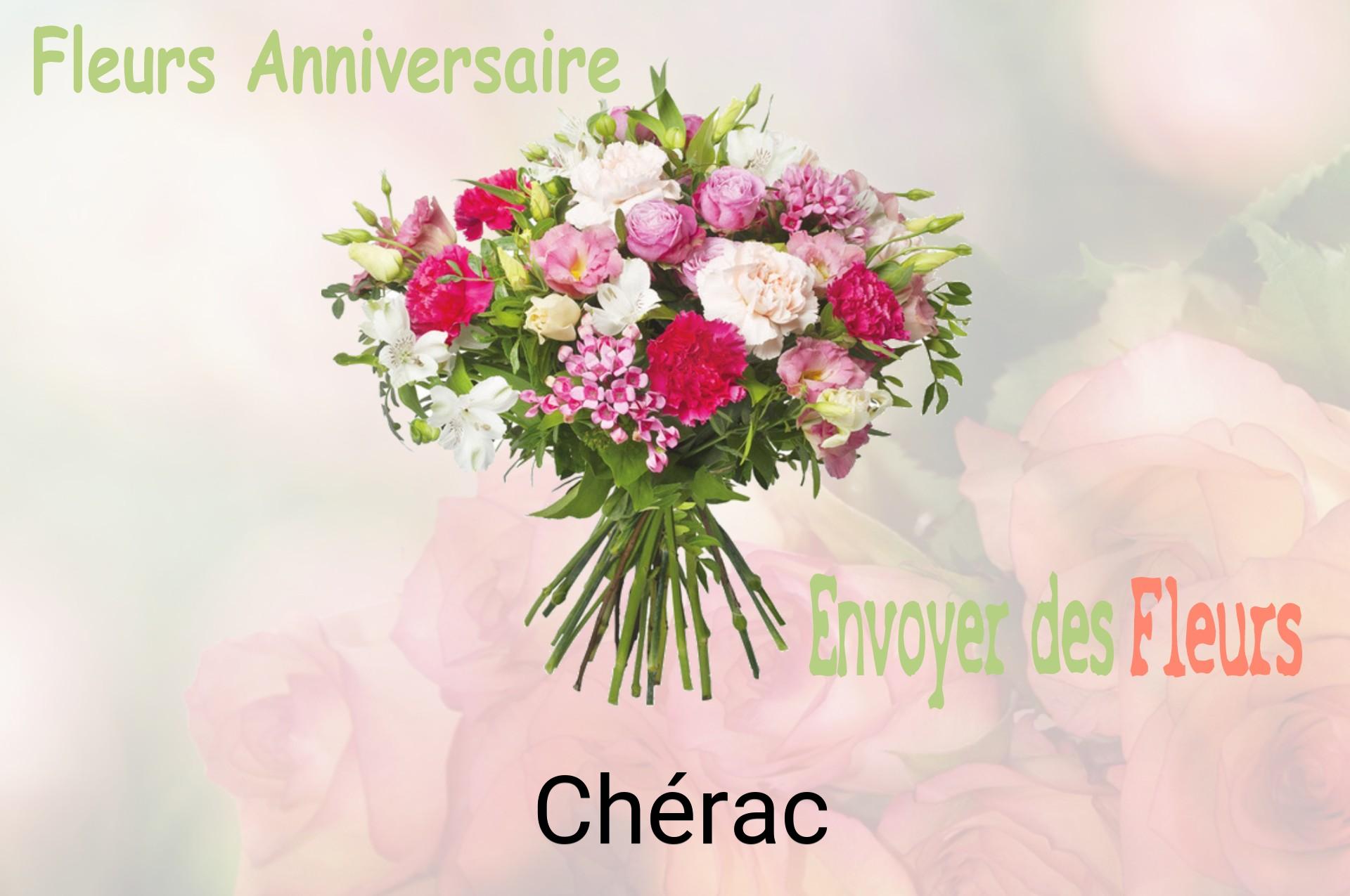 Bouquet de fleurs d’anniversaire livré à Chérac